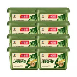 해찬들 사계절쌈장 500g x 8 해찬들 고기쌈장 쌈장 양념장 쌈장대용량