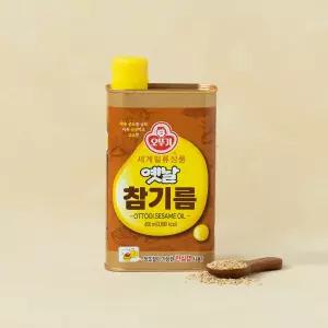 오뚜기 옛날참기름450ml(캔) 890385