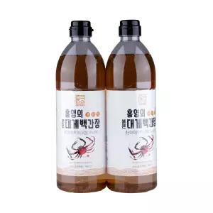 홍영의 붉은대게 백간장 980ml*2입 890394