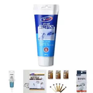 브이텍 VT-127 크랙필러 틈새 메꾸미/인테리어/베란다/도장용/천장/벽틈/가정용/메꿈제/필러/마루/바닥