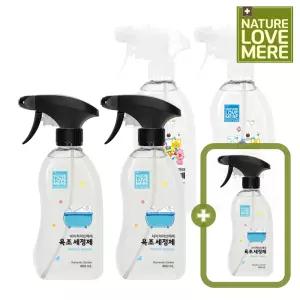 [4개+1개] 네이쳐러브메레 아기 뽀로로 얼룩제거제 용기형 400ml 2개 + 아기 욕조세정제 용기형 400ml 2개 + [GIFT] 욕조세정제 용기형 400ml 1개