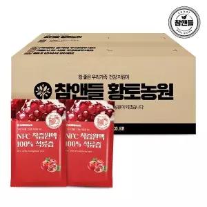 참앤들황토농원 석류즙 포장 100포 NFC착즙원액 쟁여두는 사계절즙 맛있는건강즙