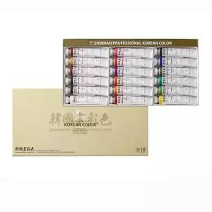 알파 신한한국화 물감 세트 20ml 18색