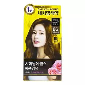 [하프클럽/오티마트]미장센 샤이닝 에센스 퍼퓸 염색 8G 밝은갈색
