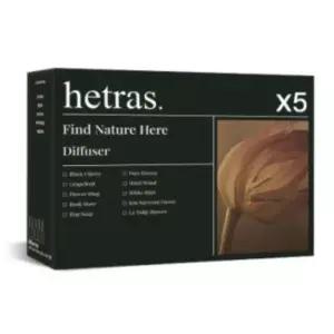 헤트라스 프리미엄 대용량 디퓨저 500mlx5개 그린선물세트 실내방향제 퓨어런더리 호텔우드 화이트셔츠 라