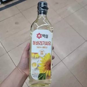 백설 해바라기오일 (900ML)