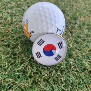태극기 볼마커 자석클립포함 파크골프볼마크 파크골프볼마커 e5