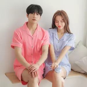 글램공감 모닝 요루면 반팔투피스 커플추천 잠옷 상하세트 안대포함 1134453