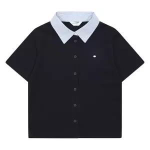 에꼴리에 더센트럴 TC01 셔츠 카라 레이어드 가디건티  26B3471
