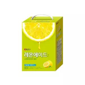 레몬에이드 담터 80Tx1개 맛 차 아이스티 에이드 가루 담터 레몬