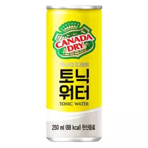 캐나다드라이 토닉워터 250ml 30캔 에이드 위스키 보드카 소토닉 트레비