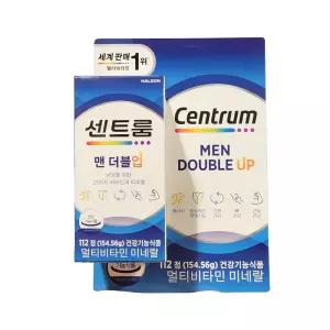 센트룸 포 맨 더블업 종합 멀티 비타민 112정 남성 판토텐산 마그네슘 영양제 CS