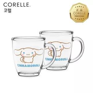 코렐 코디 시나모롤 유리 머그 380ml 2P