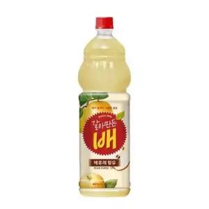 갈아만든배 복숭아맛 과일음료 페트병 1.5L