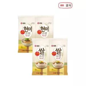 /샘표 쌀소면 현미쌀소면 800g 4개 골라담기