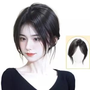 올림머리 우아한 가르마 윗머리 볼륨 부분 가발