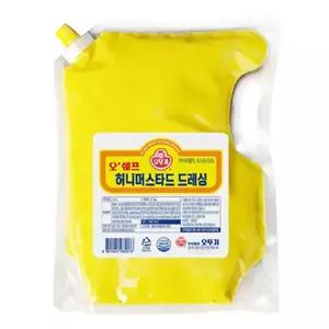 오뚜기 오쉐프 허니머스터드 드레싱 2kg