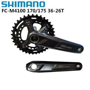시마노 데오레 FC M4100 크랭크셋 175mm 36T-26T 2x10단 MTB 자전거 와이드 레인지 36T 26T 체인링