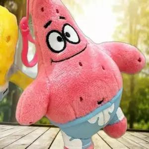 네모바지 스폰지밥 블루버전 가방고리 13cm - 뚱이