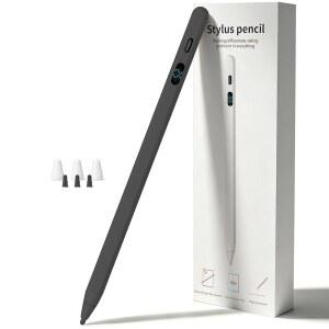 LED POWER LOGIC 디스플레이가 탑재된 2IN1 듀얼 모드 스타일러스 펜 아이패드호환 / 아이폰호환 ANDROID 삼성호환 태블릿 스위치용 액티브 디지털 펜슬 그리기 및 쓰기를 위한 틸트 감도 빠른 충전 블루투스 없음(