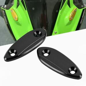 가와사키 ZX25R ZX4RR ZX6R 닌자 KRT 2020-2024 636 바이크 오토바이 미러 블록오프 플레이트 키트