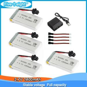 SM 플매트 카펫 러그 X5SC  드론 쿼드콥터 RC 콥터 FPV 리포 배터리 및 충전기 3.7v 1800mAh 25C