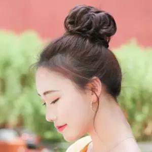 가발곱창 국산 똥머리 셀프 복실 올림머리 고운 업스타일부분 묶음