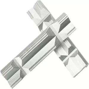 2팩 5인치 마그네틱 바이스 죠 패드 금속 벤치 다목적 보호대 목공 DIY 제작 배관(실버)용 알루미늄 합금