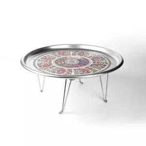 밥상 다과상 술상 찻상 옛날 양은 밥상 교자상 42CM [BRG68332]