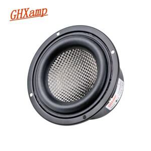 GHX탄소 섬유 콘 HIFI 4 인치 116mm 서브우퍼 베이스 스피커 우퍼 4OHM 40W 저주파 홈 카 오디오 69Hz-5500