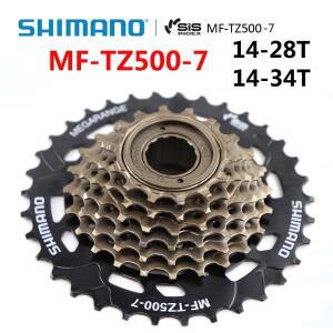 시마노 MF TZ500 6 단 7 자전거 프리휠, 14-28T 14-34T 스프로킷, MTB 도로 접이식 사이클링 부품
