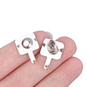 20피스 DIY 액세서리 18650 배터리 시트 스프링 접촉 박스 양극 및 음극 단일