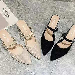 (다올)여성 하이힐 키높이 펌프스 슬링백 정장구두