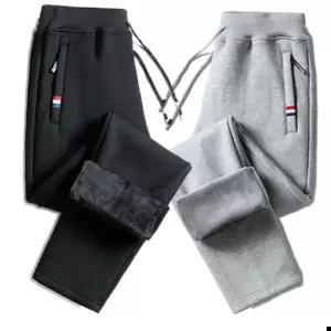 데일리바지 남성 따뜻한 기모 겨울 밴딩 팬츠 와이드 트레이닝 1P