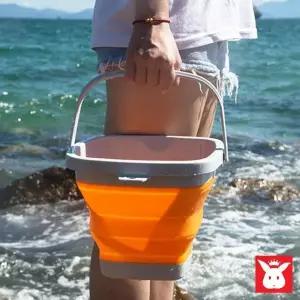 접이식 접이식바구니 낚시 바스켓 접이식물바구니 양동이 캠핑 휴대용