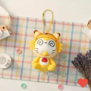 시계 용품 고양이 코스튬 인형 가방 고리 8cm 액세서리