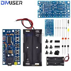 FM 라디오 수신기 모듈 PLL 디지털 스테레오 DIY 키트 자동차 홈 오디오용 76-108MHz 1.8V-3.6V PCB 보드
