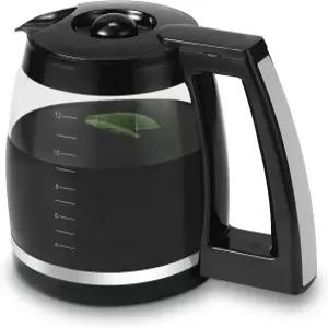 쿠시나트 커피 메이커와 호환되는 12컵 유리 카라페 교체 - 포트 적합 모델 DCC-1200PRC DCC-1100BK