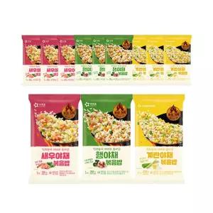 아워홈 새우볶음밥 250g+햄야채볶음밥 250g+계란야채볶음밥 230g 각 4개 총 12개