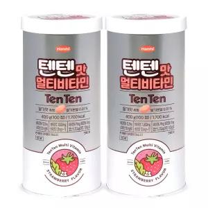 한미 텐텐맛 멀티비타민 어린이 청소년 비타민젤리 100정, 2개