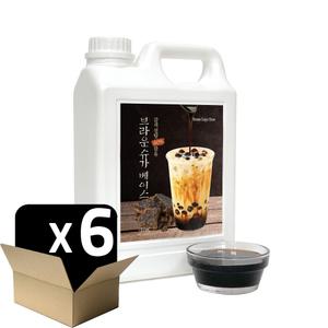 브라운슈가베이스 대만산 흑당시럽 6개1박스 (2.5kg X 6병)