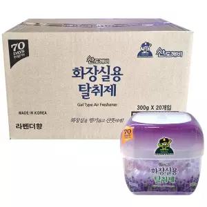 산도깨비 방향제 화장실용 탈취제300g 라벤더향 x 20개(1박스)