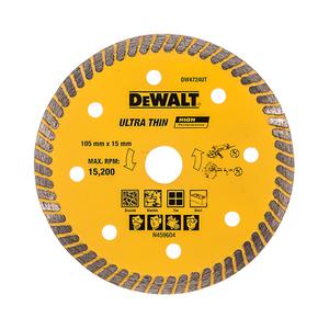 디월트 터보 다이아몬드날 105mm DW4724UT (105x15mm) 석재용 마른날 원형톱날 그라인더날