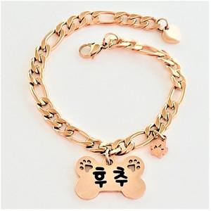 서은이네 애견이름표 강아지고양이목걸이 써지컬목줄6미리폭+뼈모양팬던트
