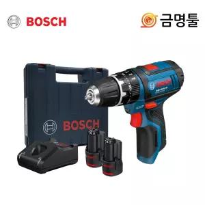 보쉬 GSR10.8-2-LI 충전드릴 10.8V 2.0AH 2팩 2단속도조절 드릴+드라이버작업