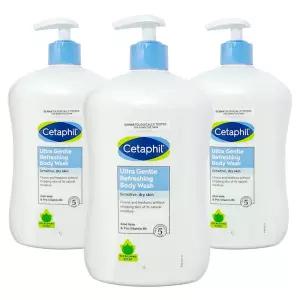 세타필 울트라 젠틀 리프레싱 바디워시 산뜻한향 대용량 1000ml 3개