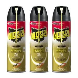 에프킬라 바퀴살충제 스프레이 맥스 트리플킬 500ml x 3개