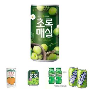 (웅진 초록매실 180mlx30캔) 매실엑기스음료 /매실과즙음료/매실음료캔/음료수캔/매실주스세트