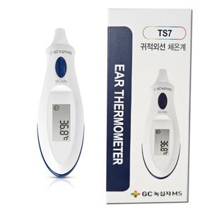 GC녹십자 귀 적외선체온계 TS7 1개 아기 유아 어린이 체온계