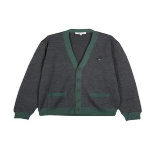 25SS 메종키츠네 가디건 NM00507KT1036H170 DARK GREY MELANGE DOM